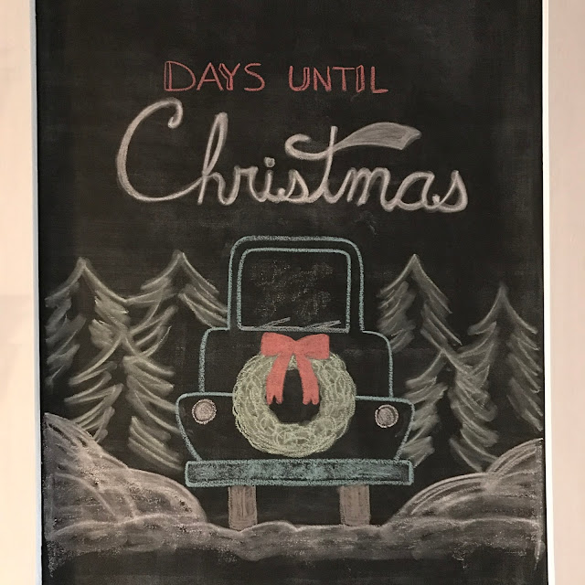 Chalkboard Christmas Countdown - LeroyLIme