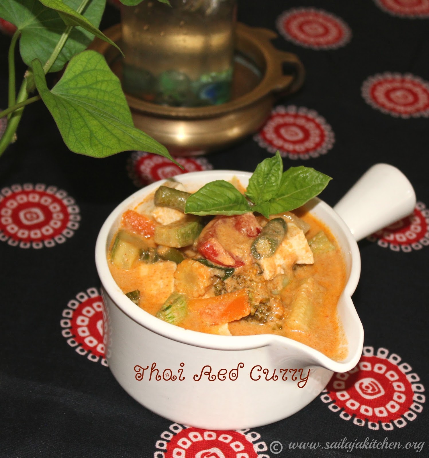 Sailaja Kitchen...A site for all food lovers! Thai Red Curry Recipe