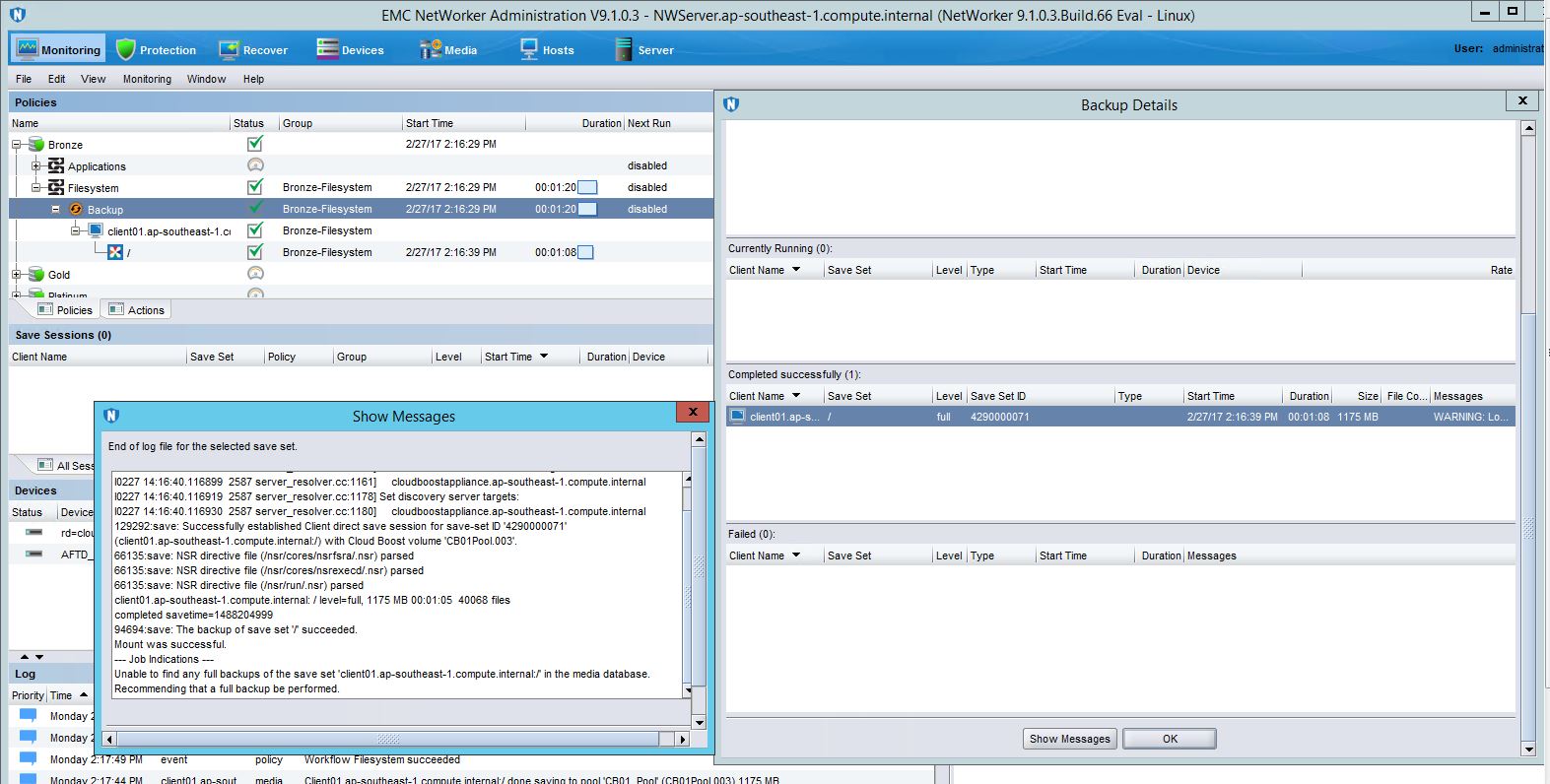 Bhaven Parmar's Blog: Data Protection in Public Cloud (Networker ...