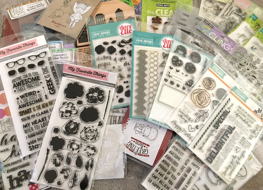 Stamps and Dies Destash