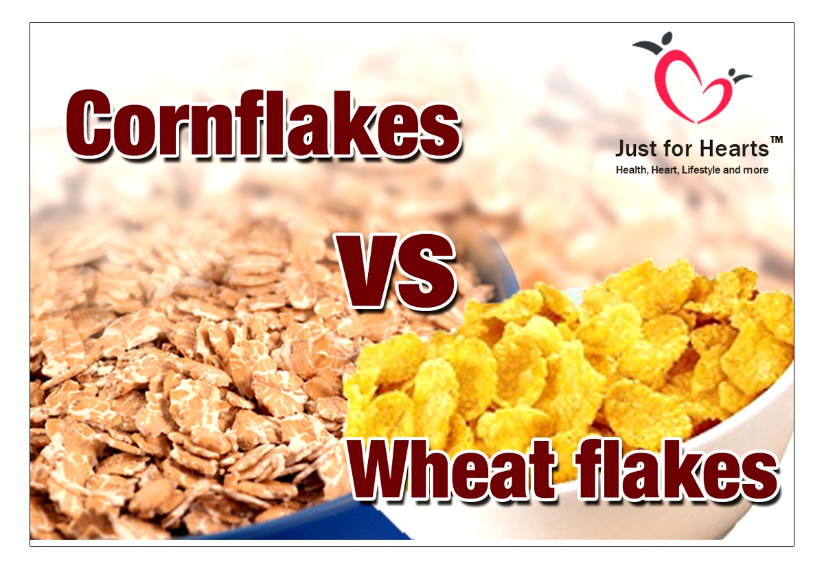 Choose wheat flakes over cornflakes.
