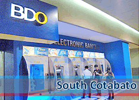 List of BDO ATM - South Cotabato