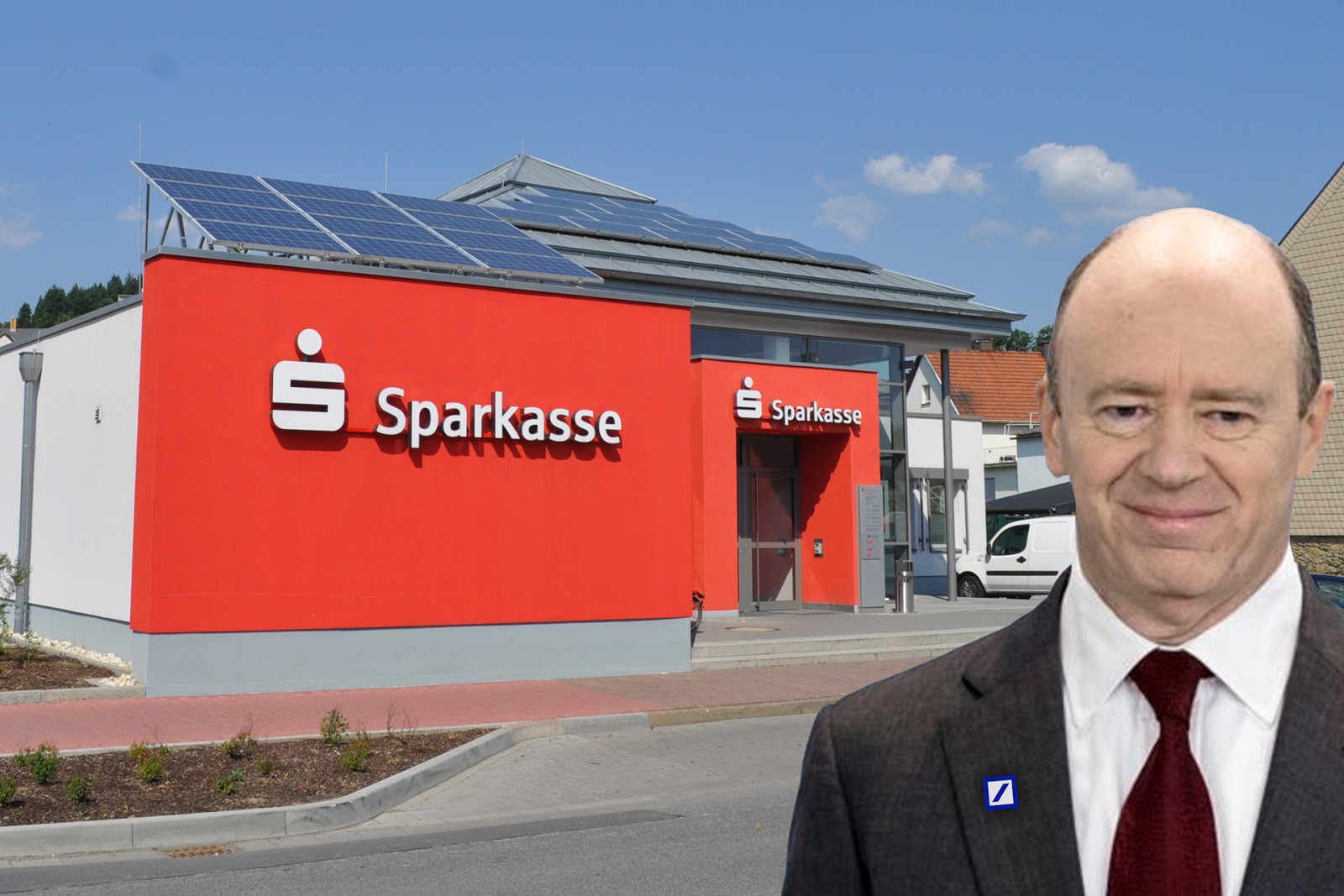 Der Postillon Deutsche Bank Nimmt Kredit Bei Der Sparkasse Auf Um Milliardenboni Zahlen Zu Konnen