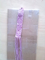 bord voor geknoopte armbanden of weven bord, geknoopt, armband, weven, macramé
