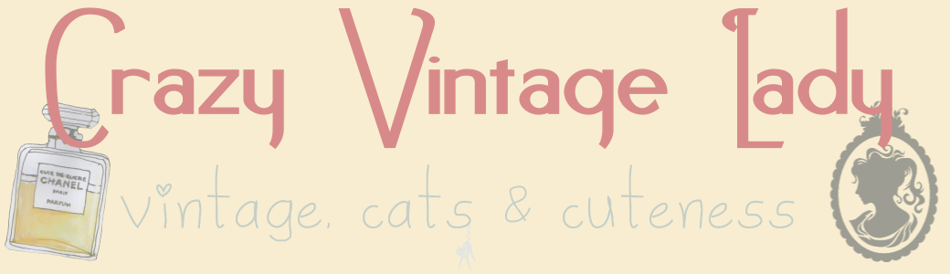 Crazy Vintage Lady - vintage, cats & cuteness