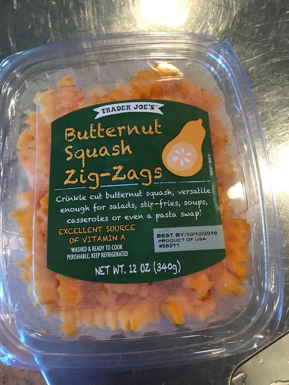 Redhead Says ROASTED BUTTERNUT ZIGZAG SQUASH