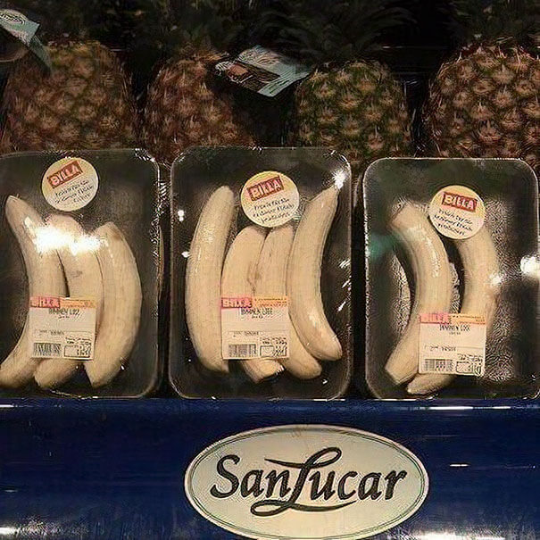18 Times Product Packaging Contributed To The Great Global Waste Problem Of Our Times  - Pre-Peeled Bananas Wrapped In Plastic