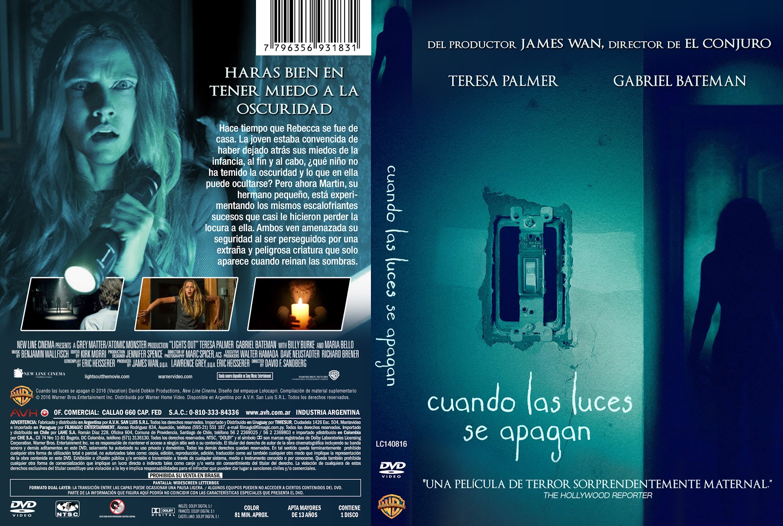 Quando as Luzes se Apagam Torrent – BluRay Rip 720p e 1080p Dual Áudio 5.1 (2016)