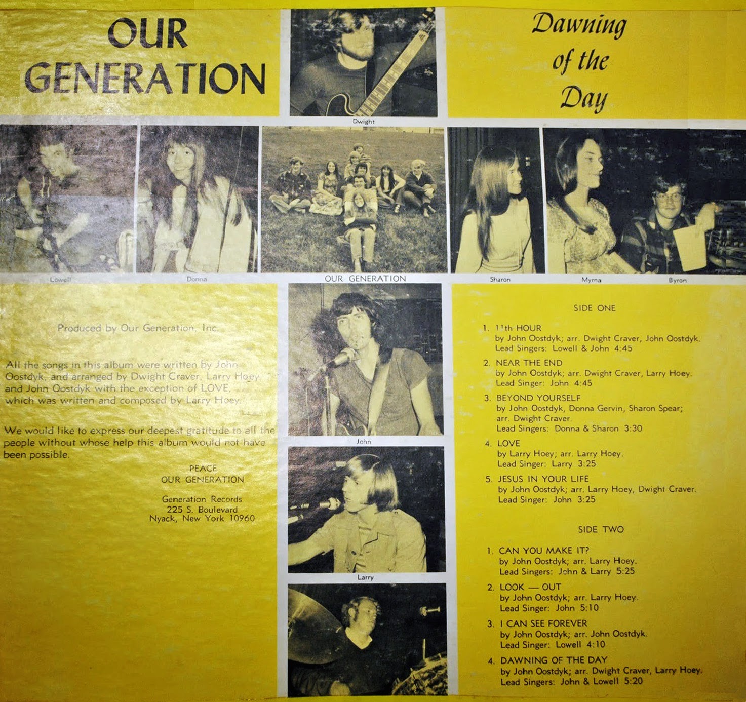Psychedelic-Rock'n'roll: Our Generation - Dawning Of The Day (FABULOUS 