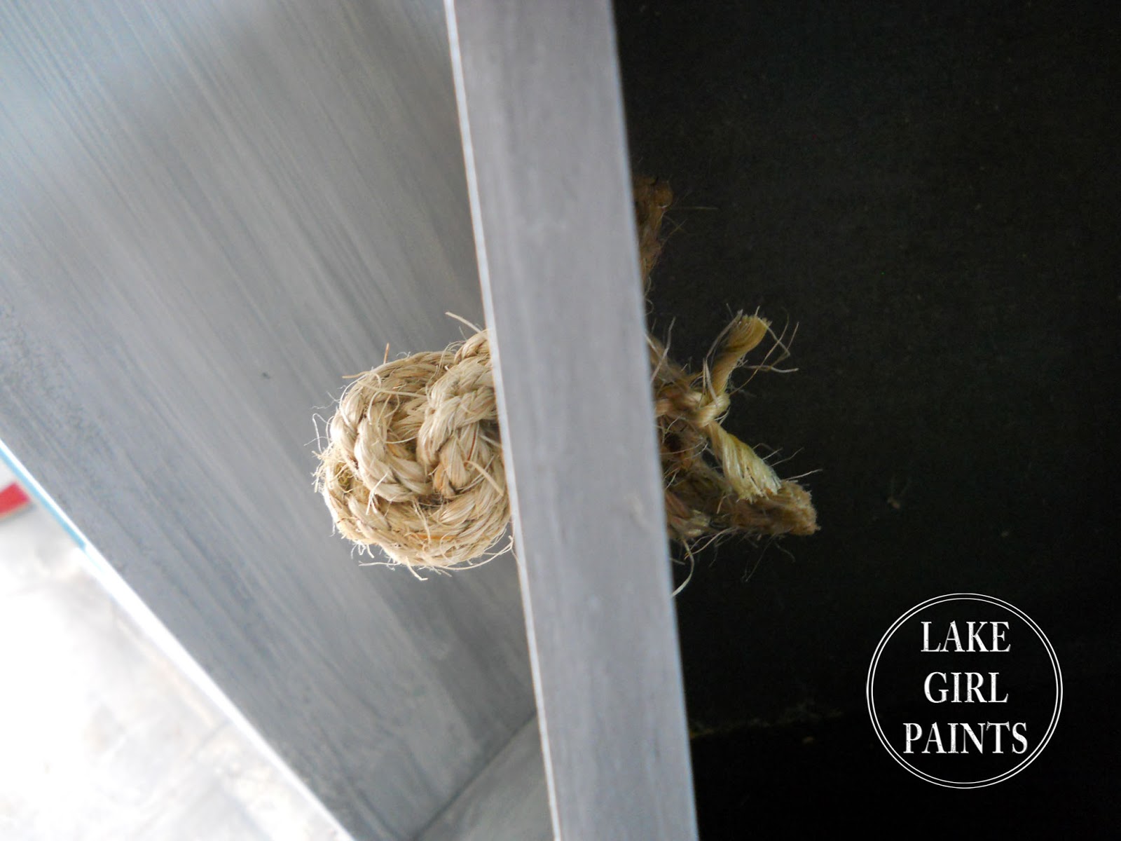 Lake Paints Jute Rope Handles Easy To Make And Now Your Drawer Has Personality
