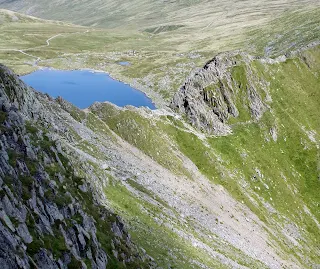 striding edge and red tarn