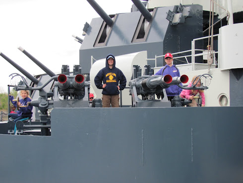 USS North Carolina - big guns