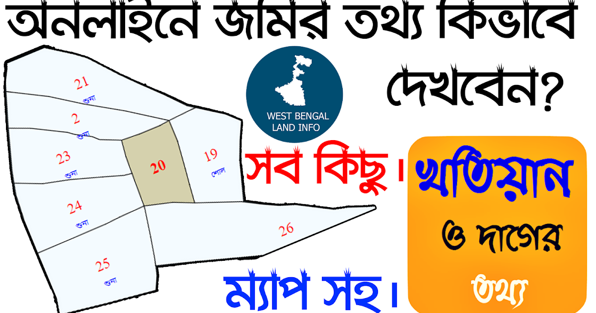 banglar bhumi Land Records Online With Map | Banglarbhumi.gov.in