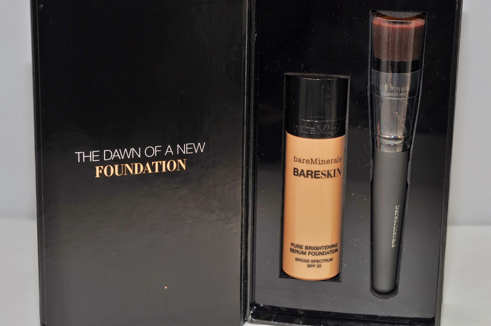 bareMinerals BareSkin Pure Brightening Serum Foundation with Brush ...