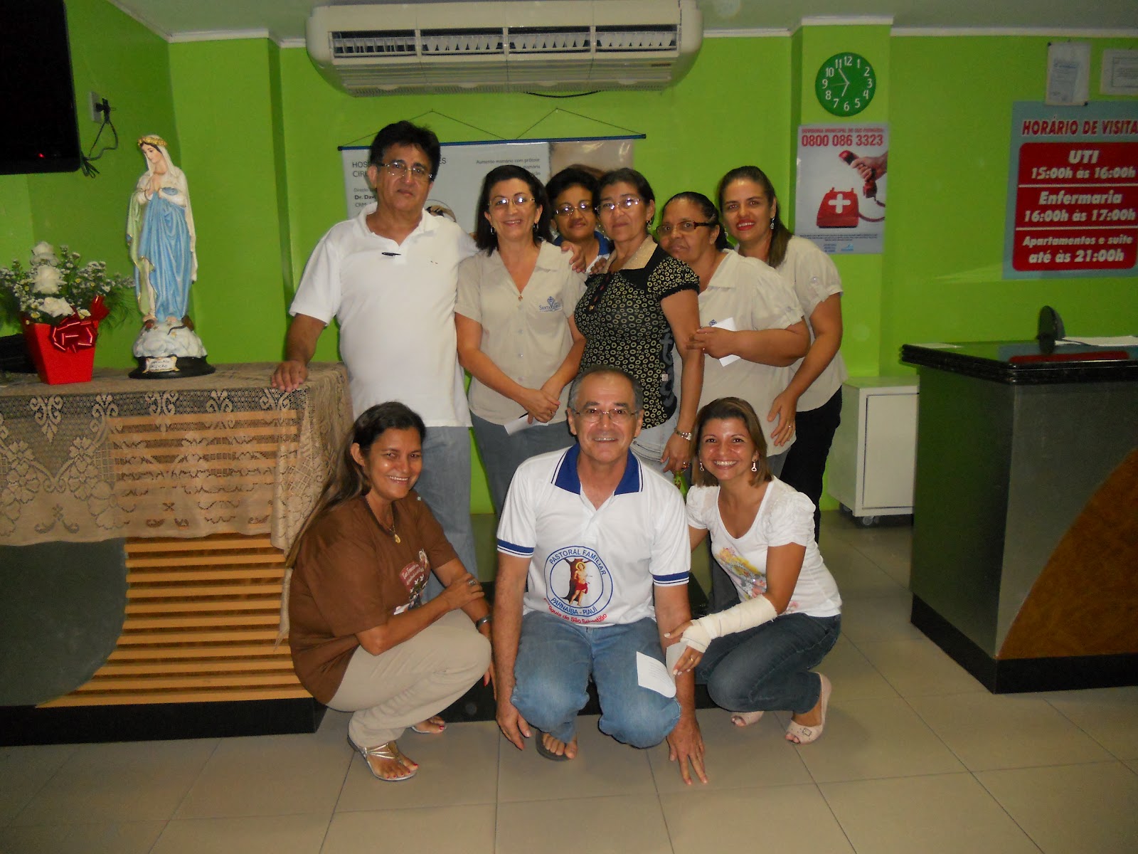 " PEREGRINAÇÃO DA IMAGEM DE NOSSA SENHORA NO HOSPITAL SANTA EDWIGES