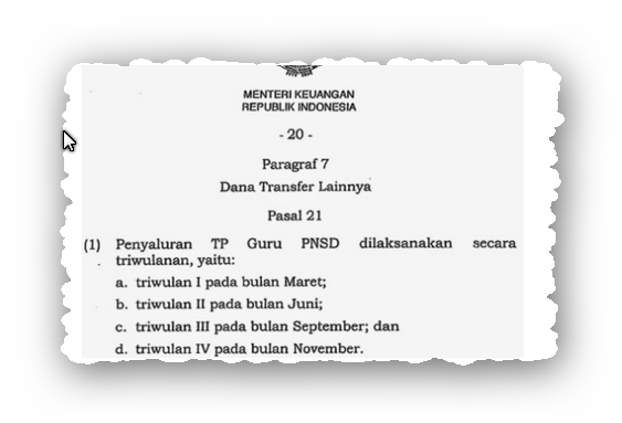 Pencairan Santunan Profesi Guru Tahun 2015