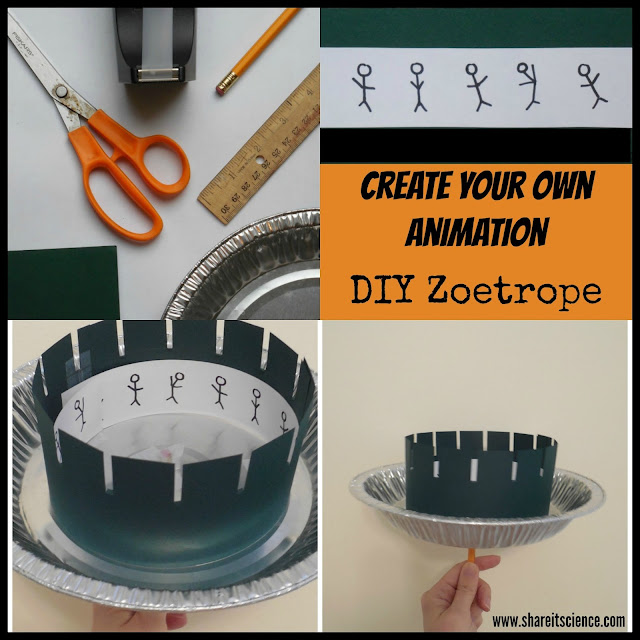 Share it! Science : DIY Zoetrope Animation STEAM Project