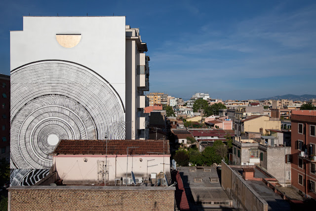 The district of Pigneto in Rome is proud to welcome a beautiful new addition to its landscape with this stunning piece by 2501.