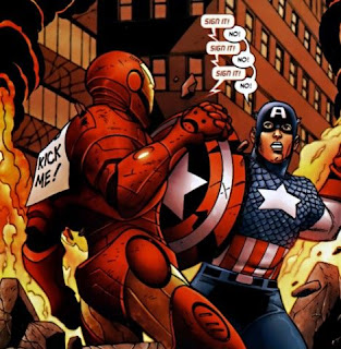 9 Meme Kocak Tentang Permusuhan Iron Man vs Captain America di Film Civil War.