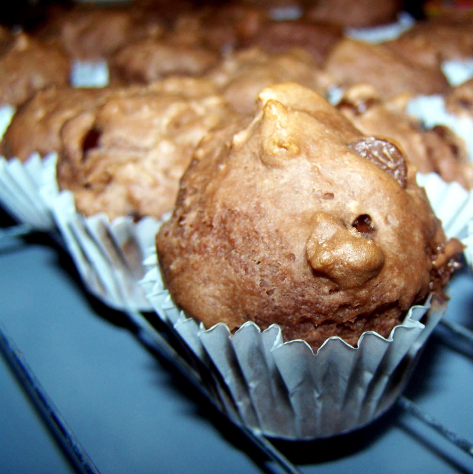 Chocolate Ice Cream Muffins