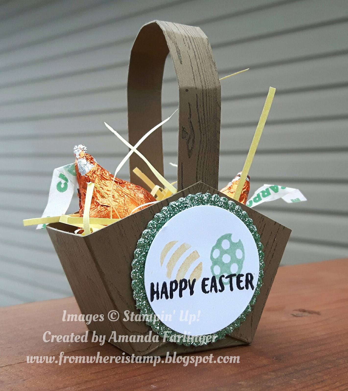 From Where I Stamp Easter Baskets