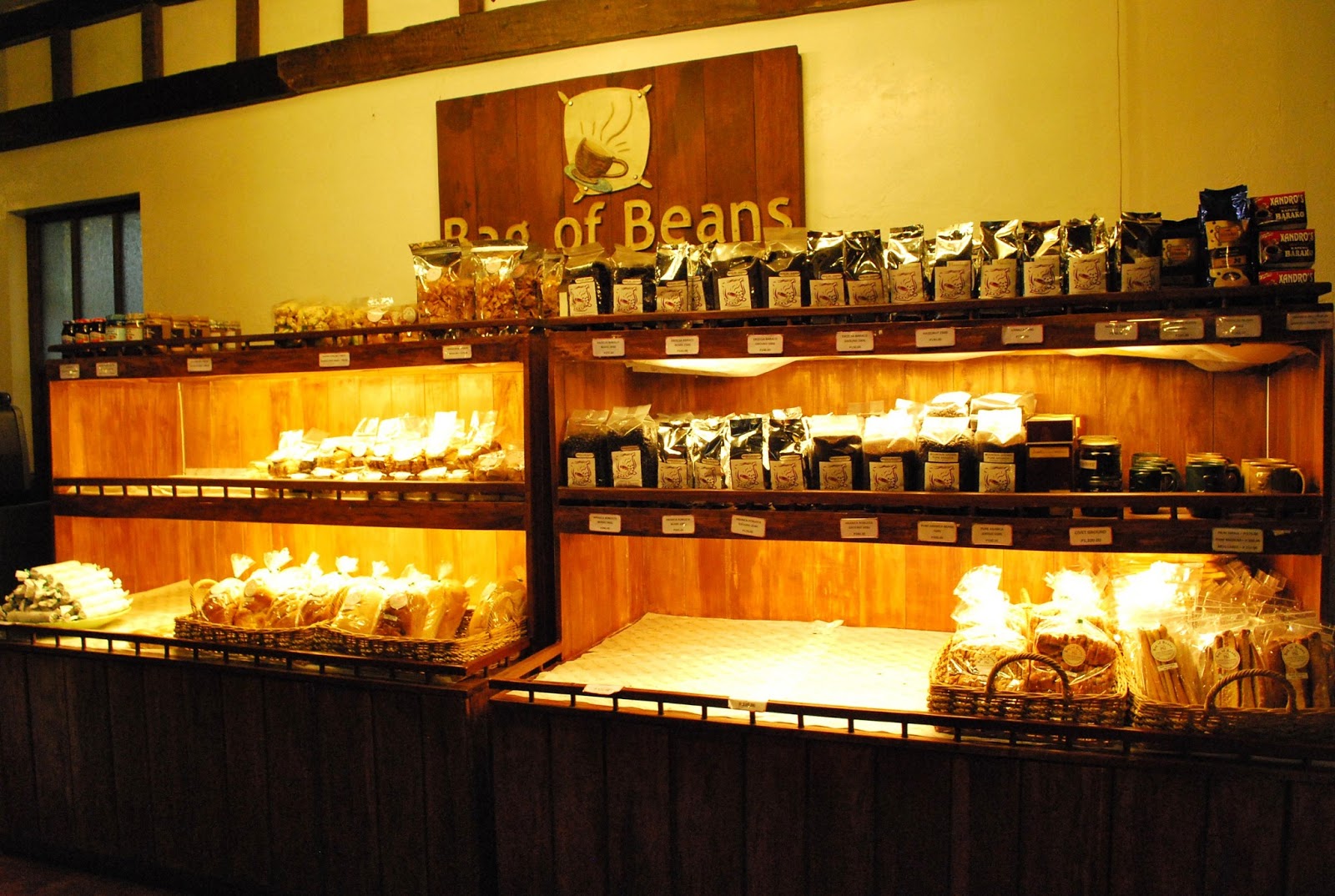 Just tasting :): bag of beans tagaytay