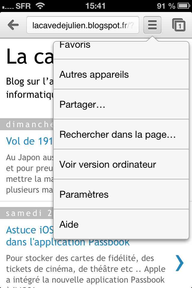 comment installer l'historique google