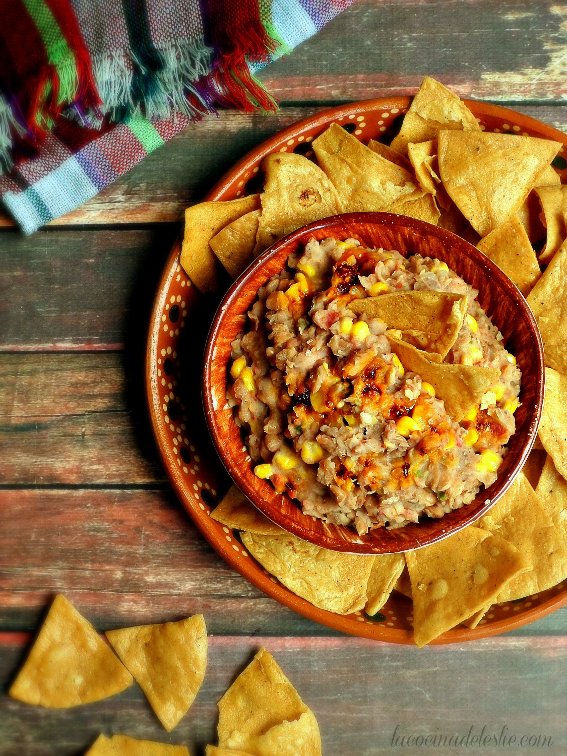 Garibaldi Refried Beans (with Corn & Bacon) La Cocina de Leslie