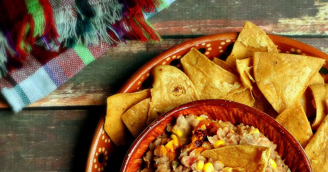 Garibaldi Refried Beans (with Corn & Bacon) La Cocina de Leslie