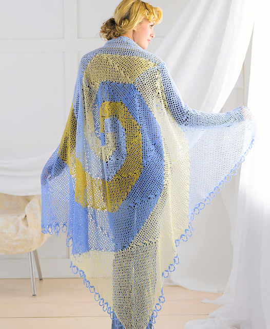 Crochet shawl pattern