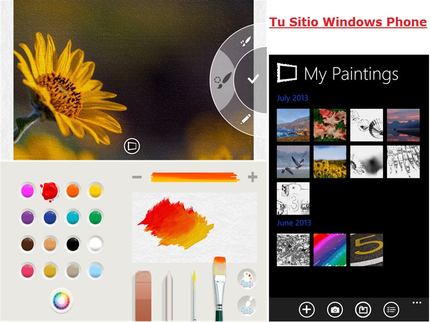 Microsoft actualiza la aplicación Fresh Paint con la versión (2.0.4057.1) Tu Sitio Windows Phone