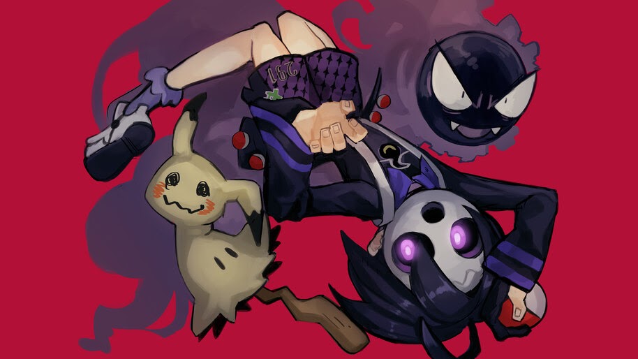 Gastly, Mimikyu, Allister, Pokemon Sword and Shield, Gym Leader, 4K, #3