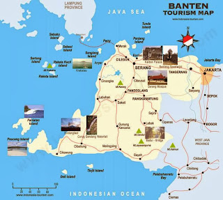 Peta Wisata dan Rute Objek Wisata Banten