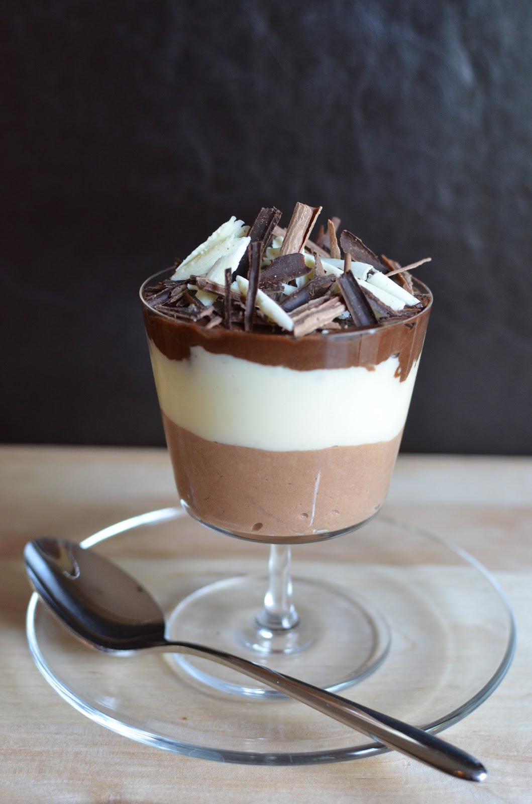 Playing with Flour: Triple chocolate mousse parfait