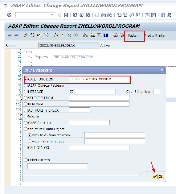 Function Module in SAP ABAP