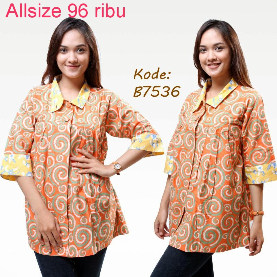 Model Baju Batik Guru Model Baju Batik 