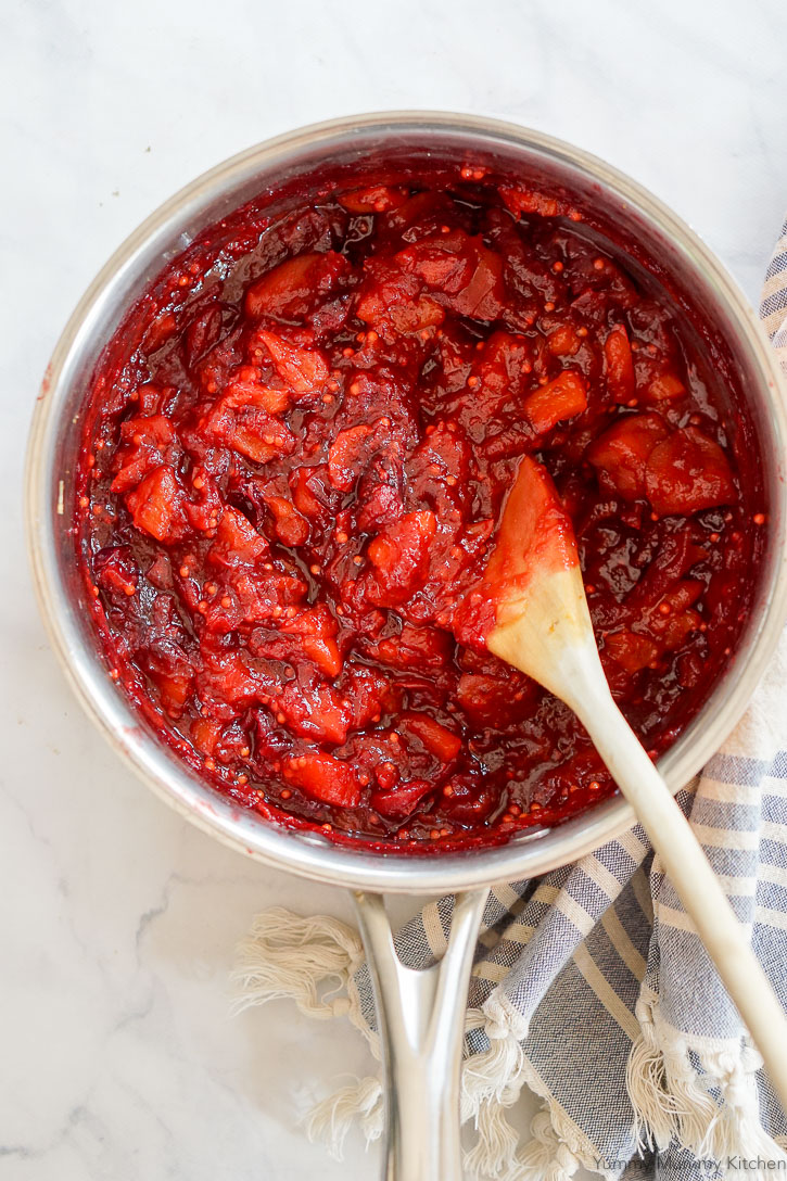Cranberry Chutney | Yummy Mummy Kitchen | A Vibrant Vegetarian Blog
