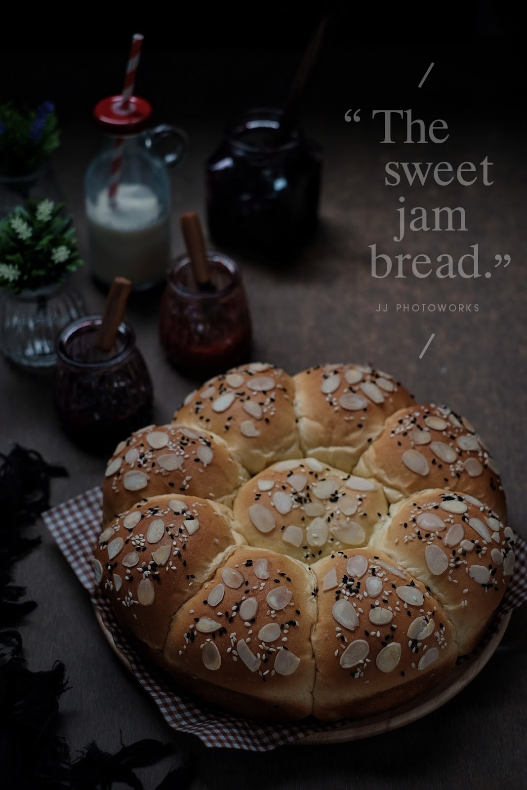 爱厨房的幸福之味: 香甜果酱面包（低温发酵12小时）Sweet Jam Bread（Low Temperature Fermentation ...