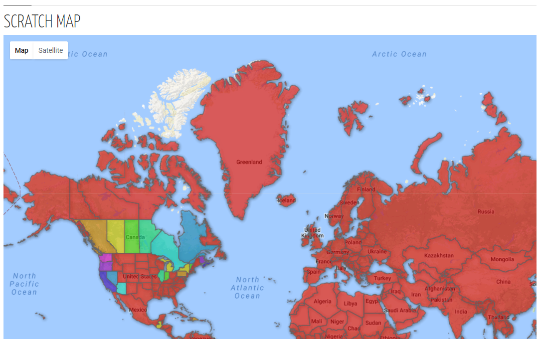 I made a scratch map! BRIAN KIM