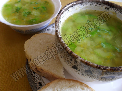 Супа од тиквица-на води