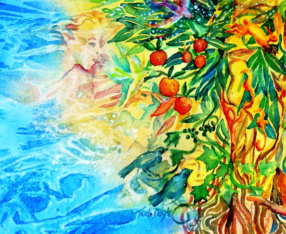 Trudi Doyle Artist: Preview of the watercolour painting process