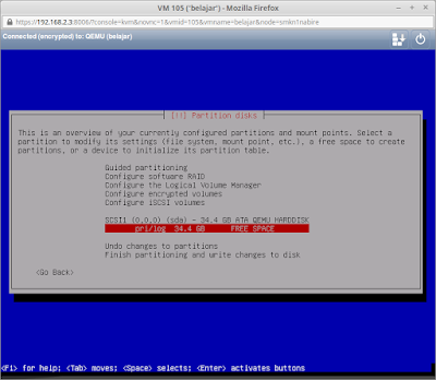 Cara membuat VPS sederhana menggunakan proxmox OS Linux Debian 8.1 ...