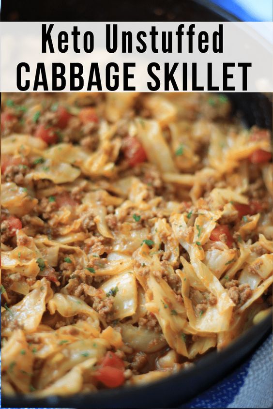 Keto Unstuffed Cabbage Skillet OFFICIAL KITCHEN