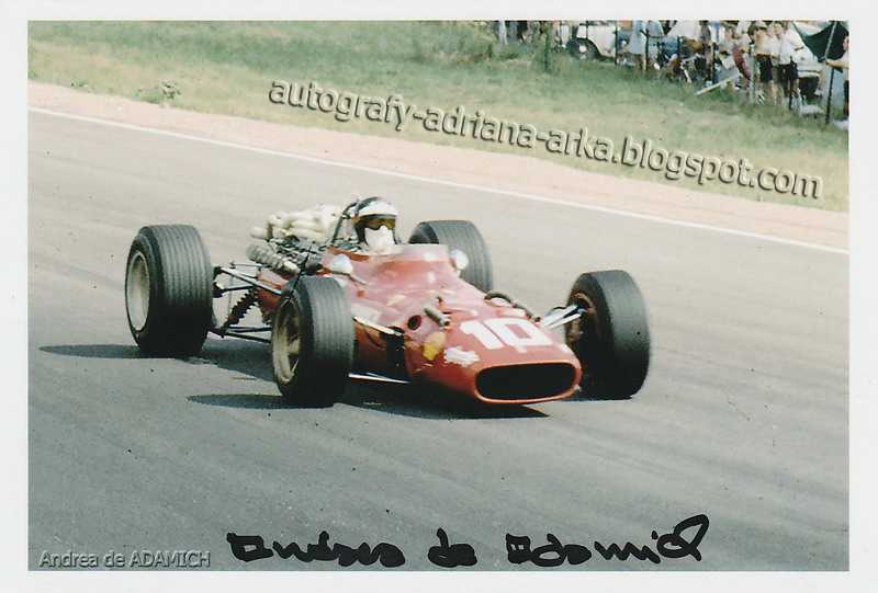 AutographsF1 Andrea de ADAMICH + Ernesto BRAMBILLA + Carlo FACETTI
