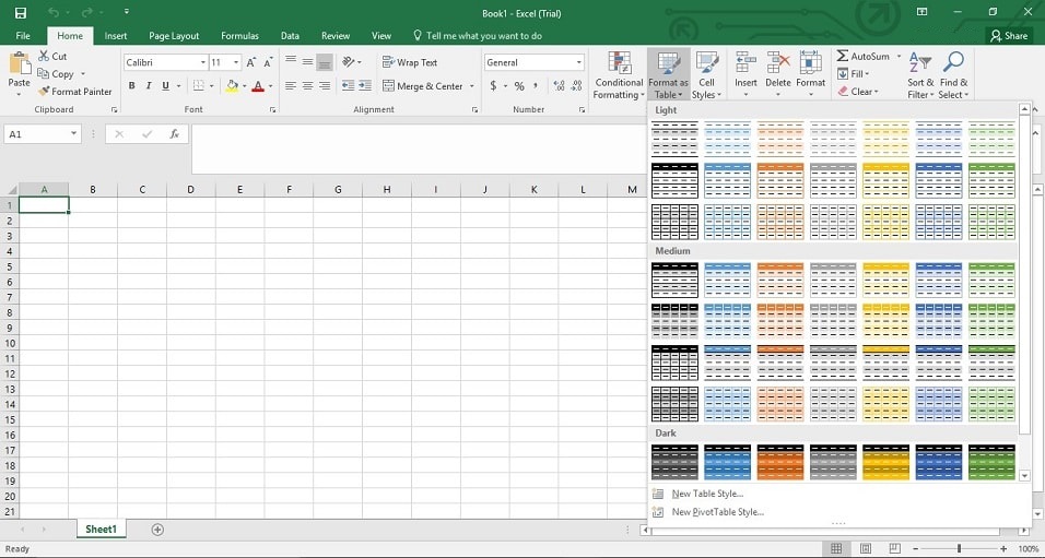 free microsoft excel 2016 download