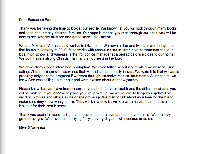 Our chosen child adoption profile sample- cutouts and fun facts meet a The Thomas Family: Adoption Profile