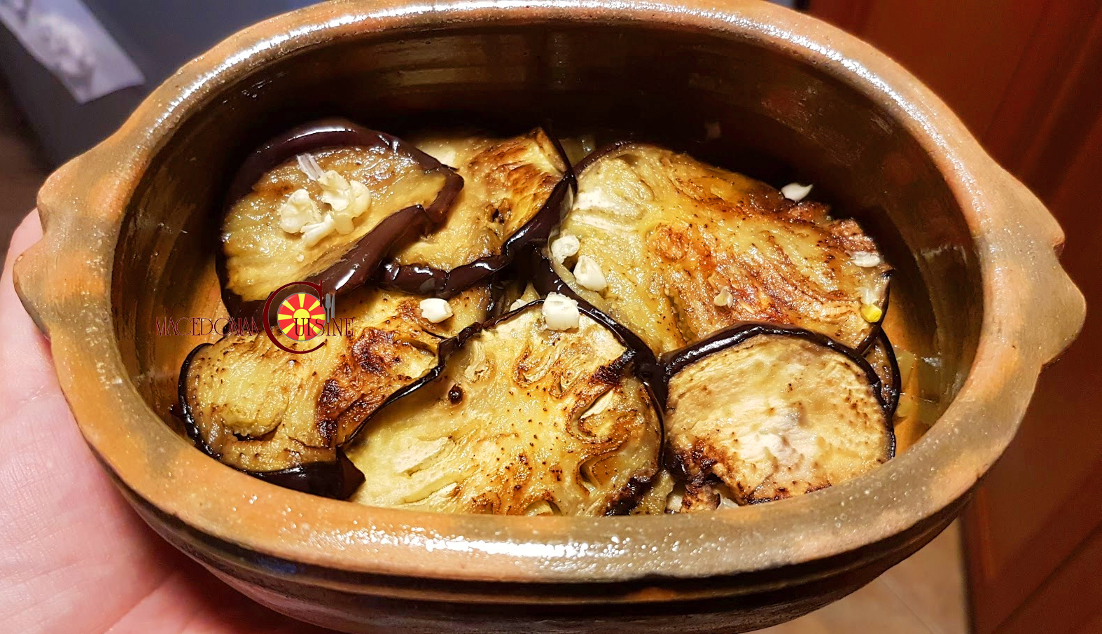 FRIED EGGPLANT WITH GARLIC Macedonian Cuisine