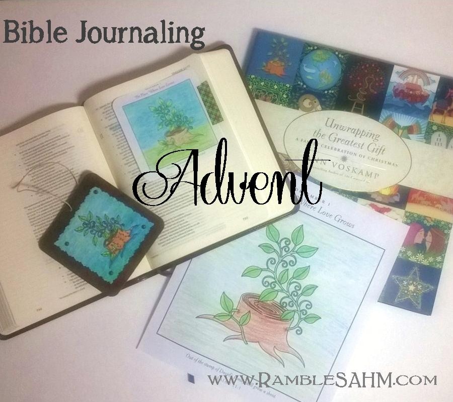 Rambles Of A Sahm Bible Journaling Through Advent With