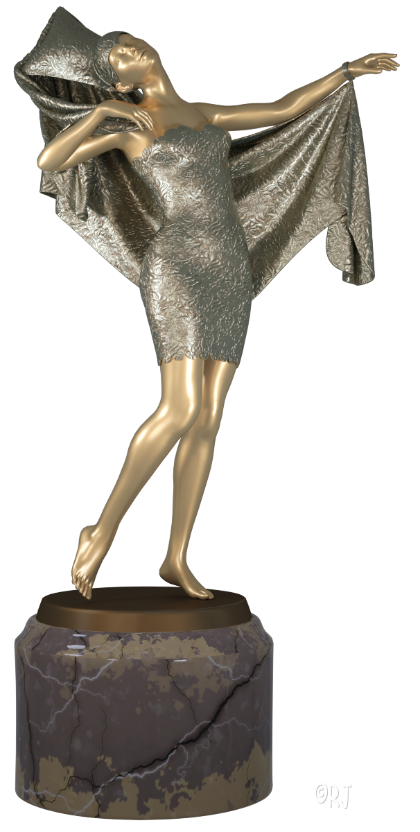RJs DazZariffic Spot Art Deco Statuettes II