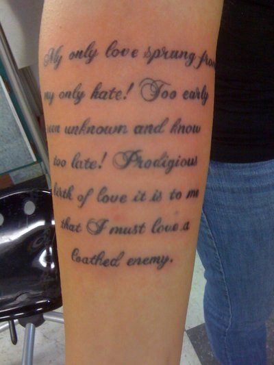 Tattoos Spot: Tattoo writing fonts